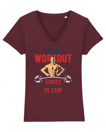 Real Workout Burgundy