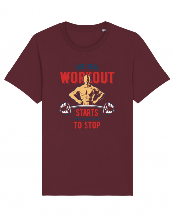 Real Workout Burgundy