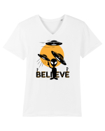 BELIEVE - Alien Tricou mânecă scurtă guler V Bărbat Presenter
