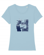 i believe in chaos Tricou mânecă scurtă guler larg fitted Damă Expresser