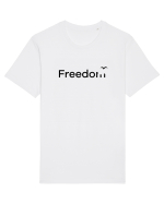 Freedom Tricou mânecă scurtă Unisex Rocker