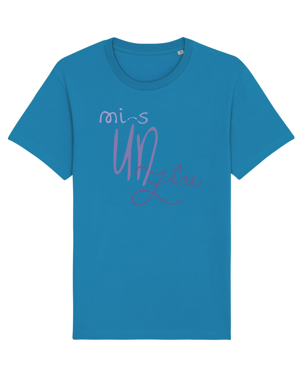 Tricou mânecă scurtă Unisex Rocker Azur