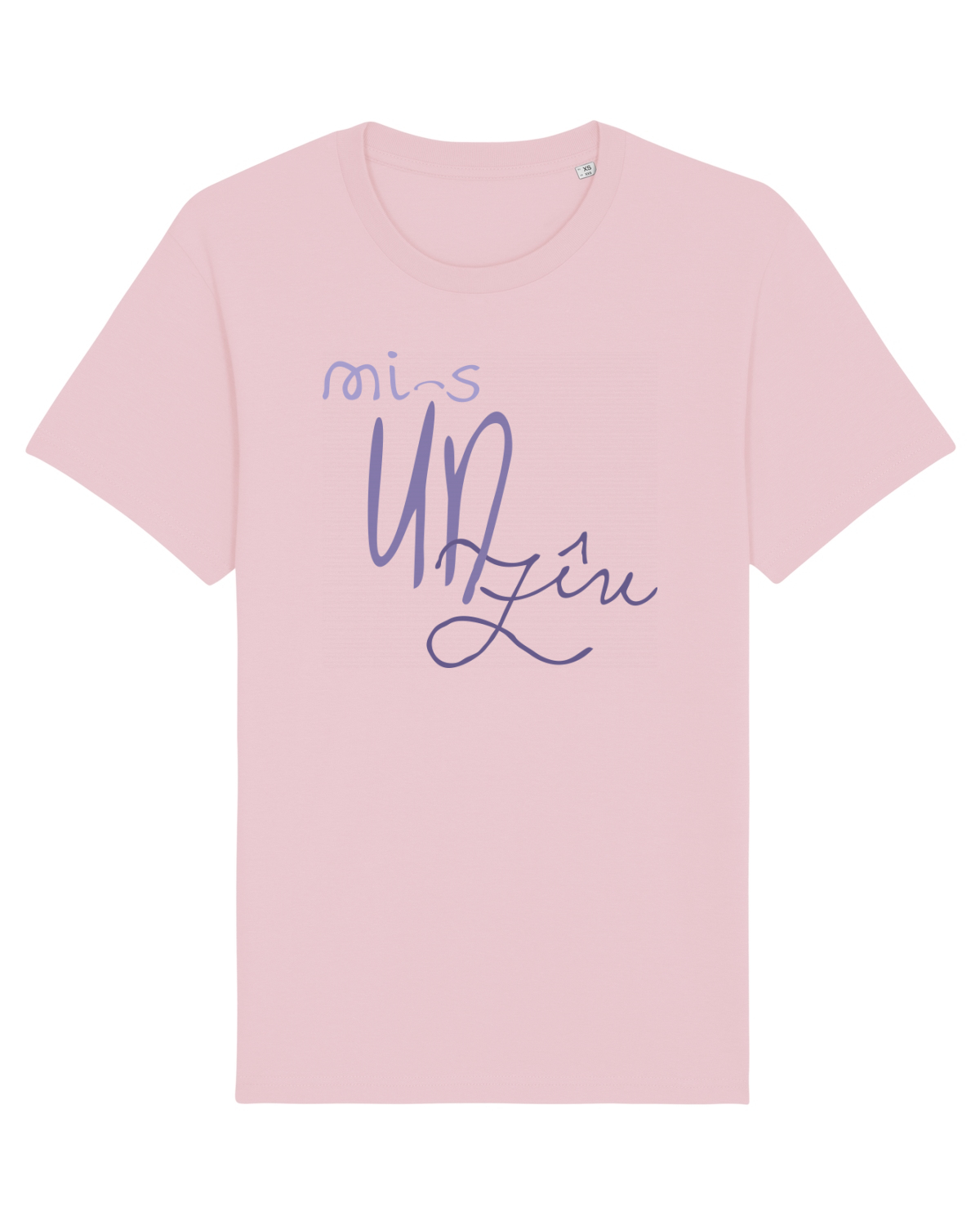 Tricou mânecă scurtă Unisex Rocker Cotton Pink