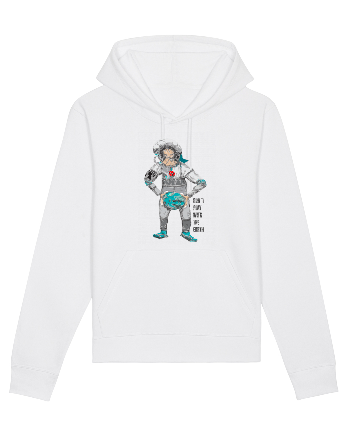 Hanorac Unisex Drummer White