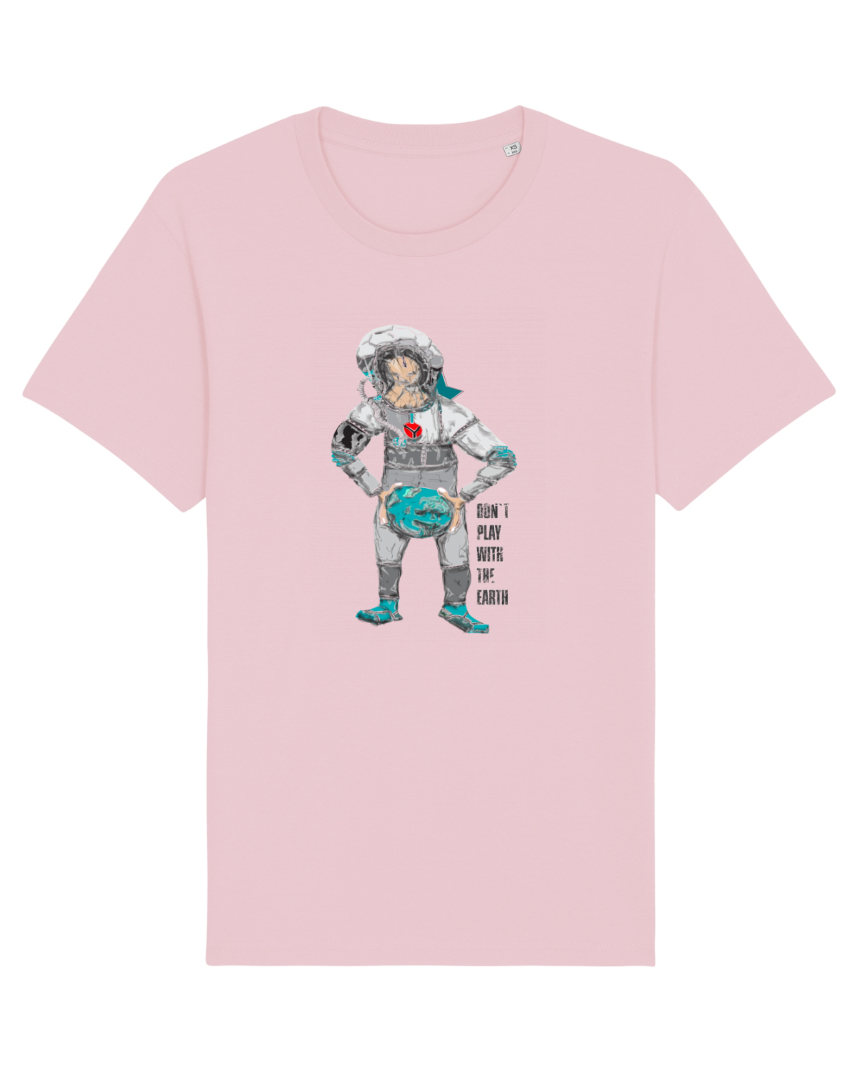 Tricou mânecă scurtă Unisex Rocker Cotton Pink