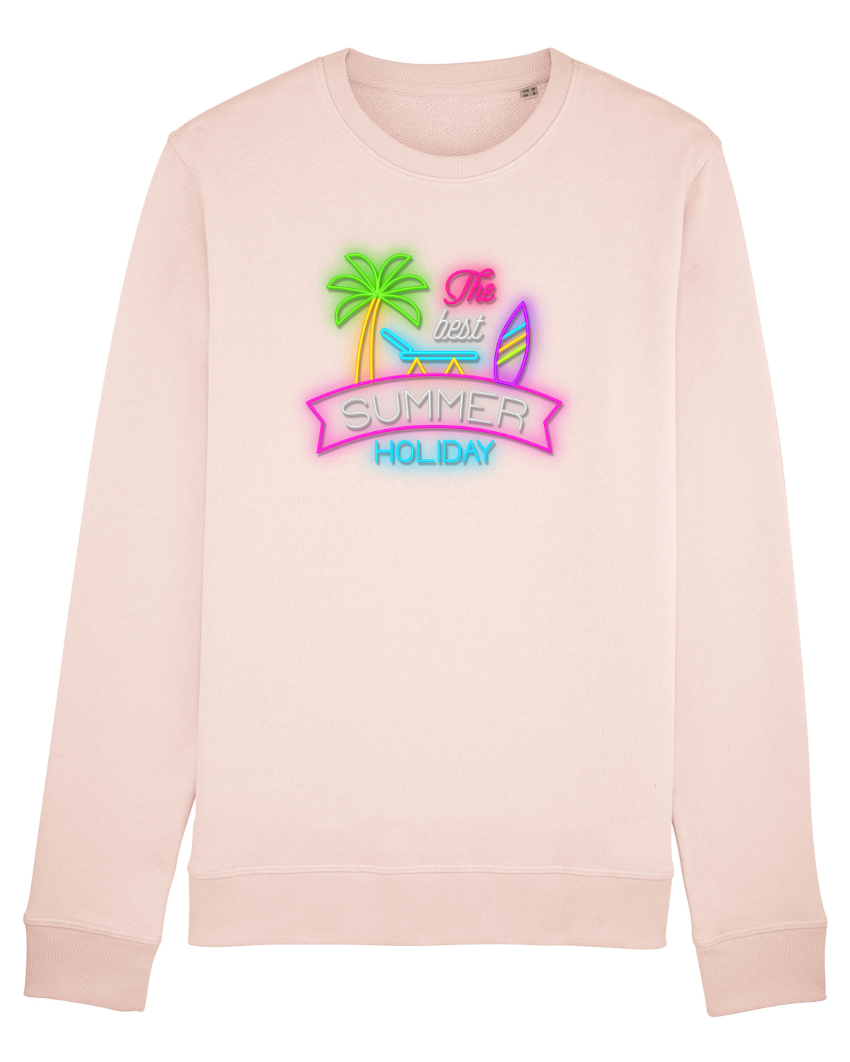 Bluză mânecă lungă Unisex Rise Candy Pink