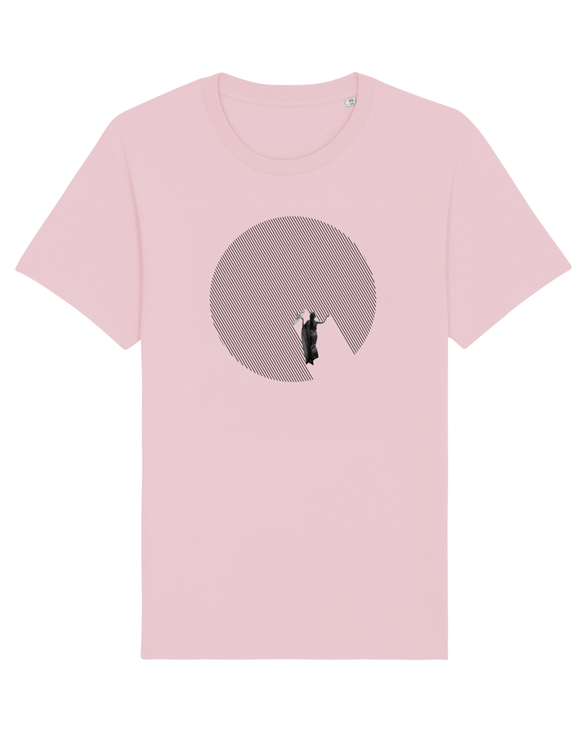 Tricou mânecă scurtă Unisex Rocker Cotton Pink