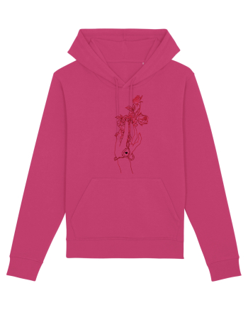 Rose and Hand  Raspberry