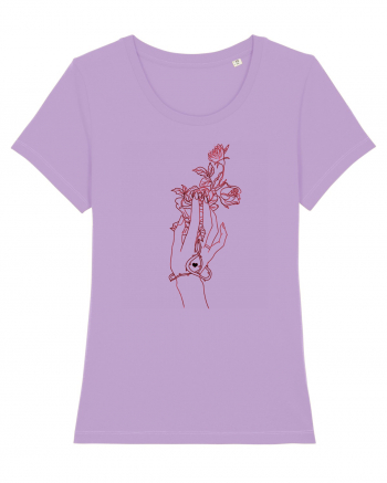 Rose and Hand  Lavender Dawn