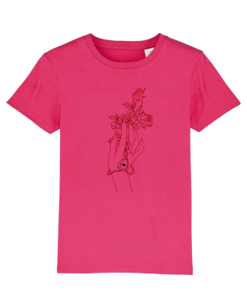 Rose and Hand  Raspberry