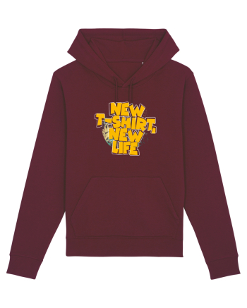 New t-shirt, new life Burgundy