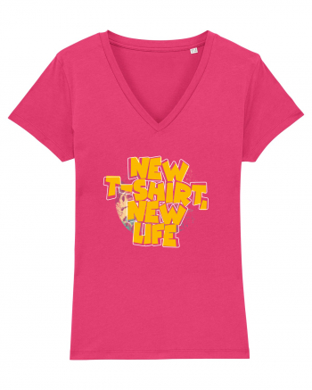 New t-shirt, new life Raspberry