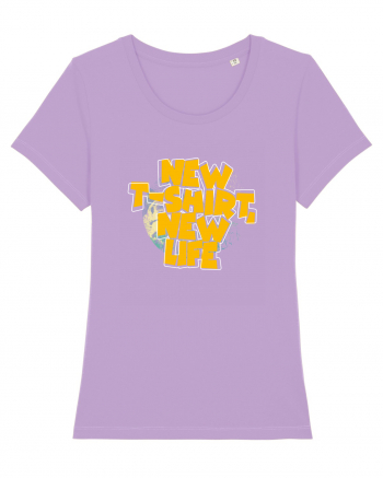 New t-shirt, new life Lavender Dawn