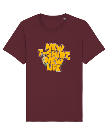 New t-shirt, new life Burgundy