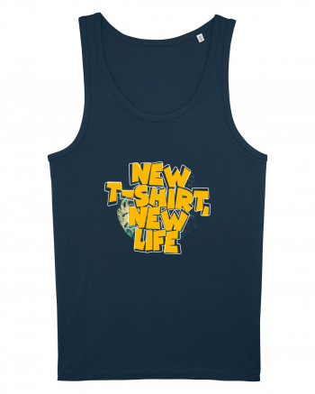 New t-shirt, new life Navy