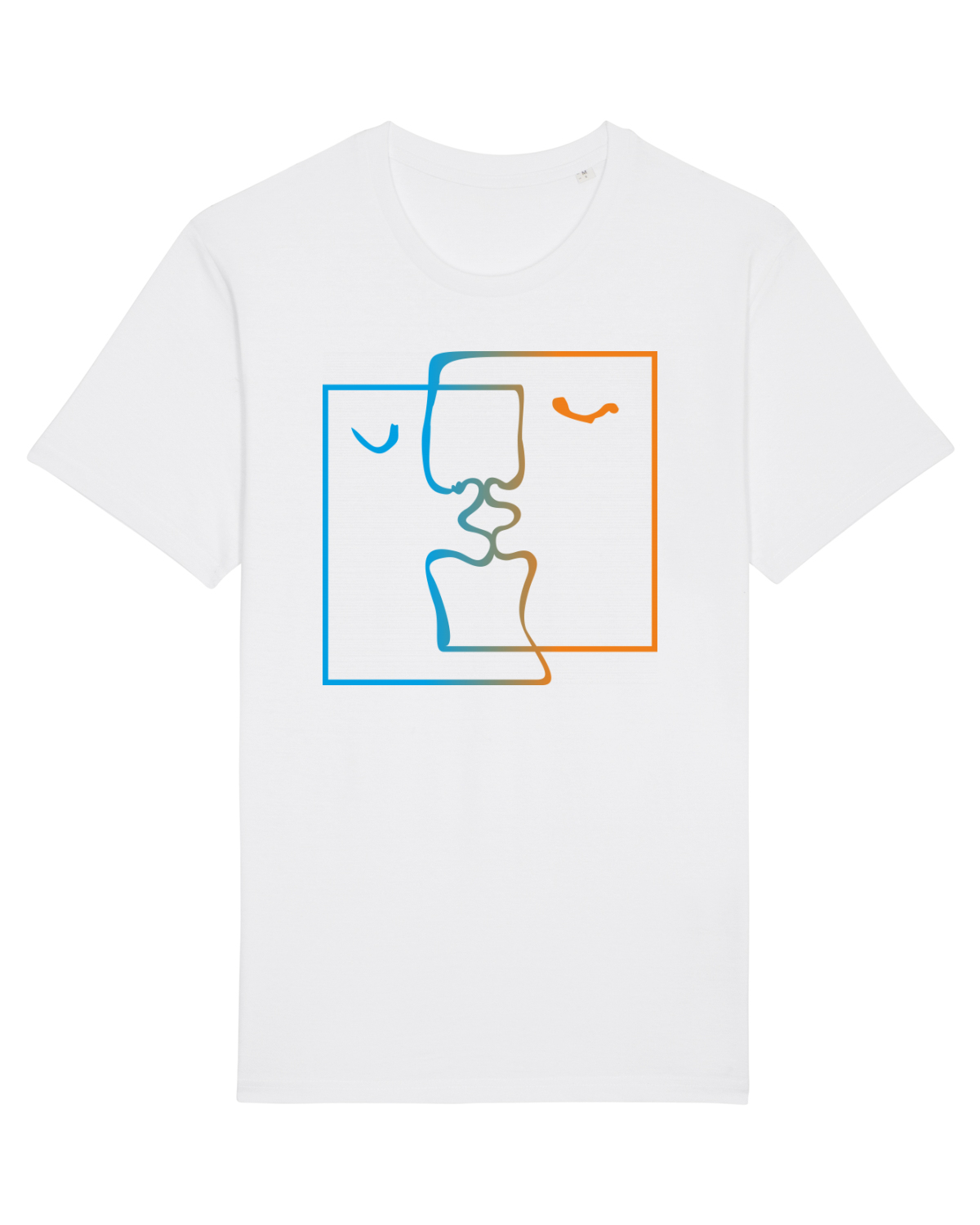Tricou mânecă scurtă Unisex Rocker White