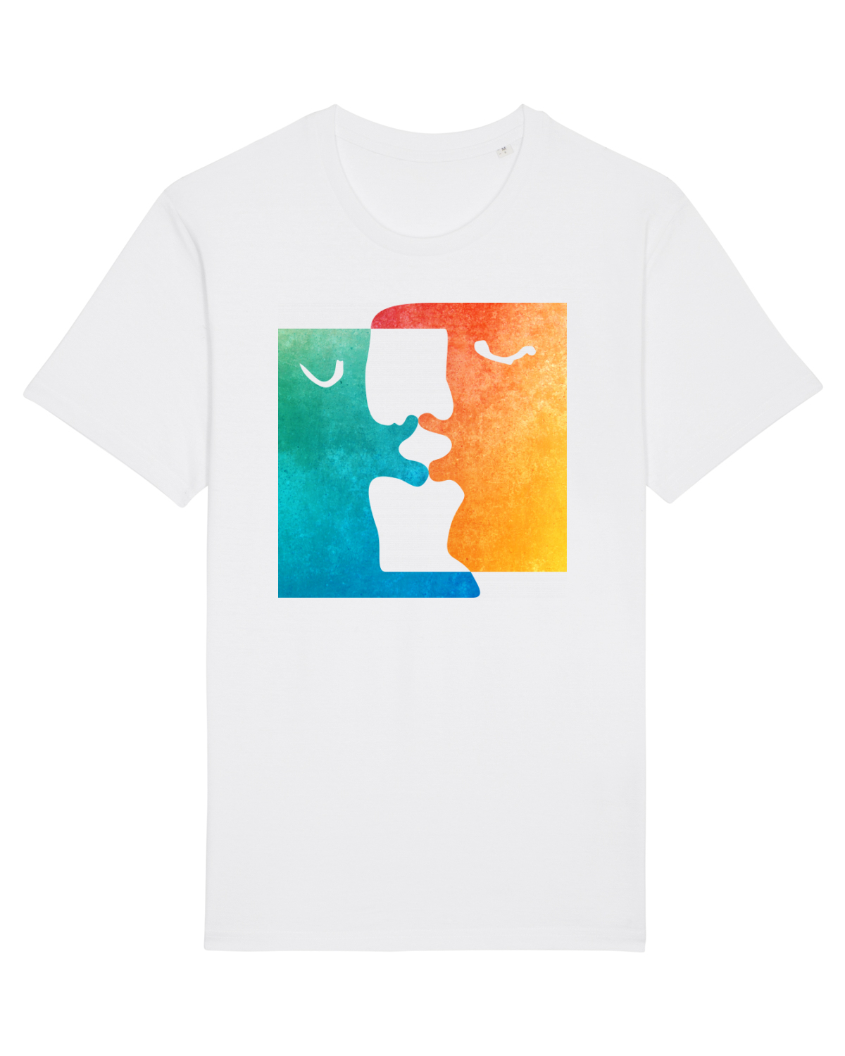 Tricou mânecă scurtă Unisex Rocker White