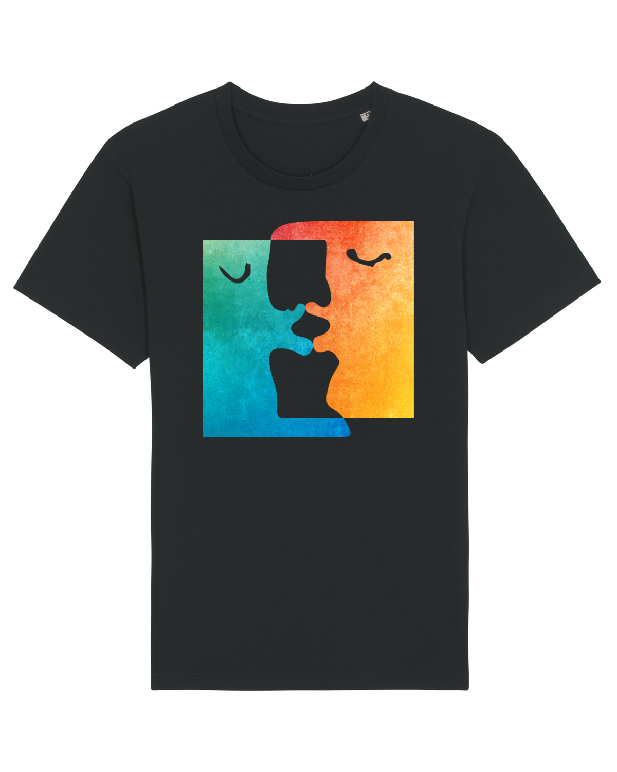 Tricou mânecă scurtă Unisex Rocker Black