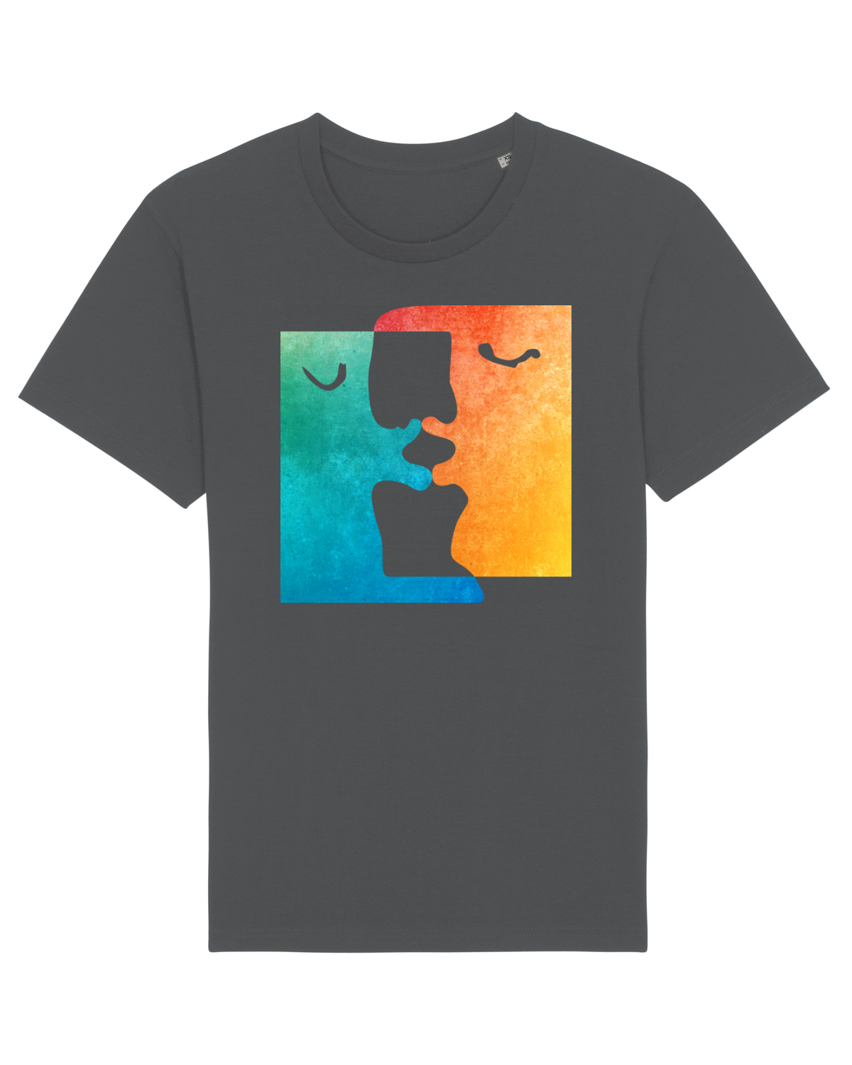 Tricou mânecă scurtă Unisex Rocker Anthracite