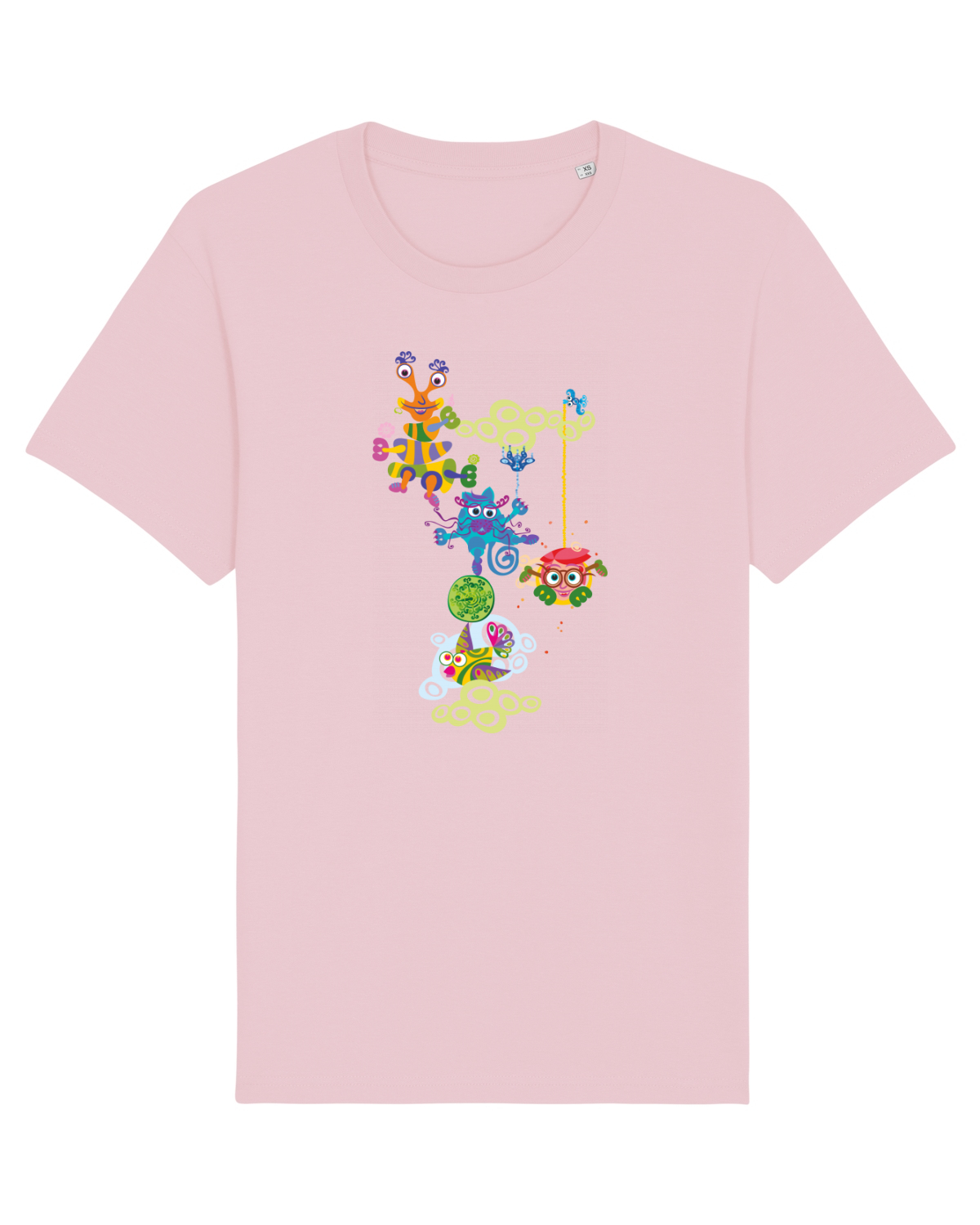 Tricou mânecă scurtă Unisex Rocker Cotton Pink