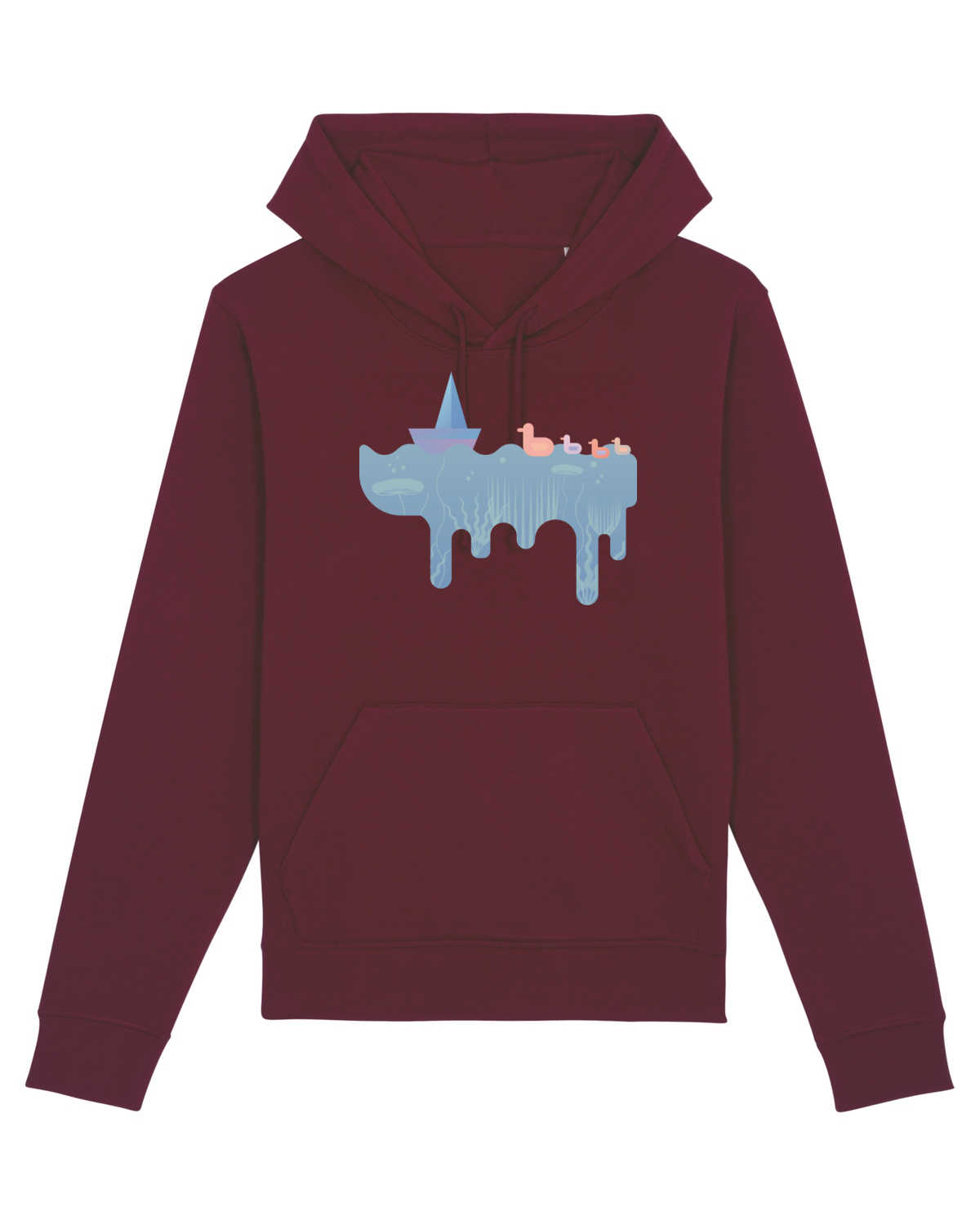 Hanorac Unisex Drummer Burgundy