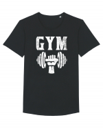 Gym Power Tricou mânecă scurtă guler larg Bărbat Skater