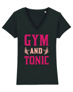 Gym And Tonic Tricou mânecă scurtă guler V Damă Evoker