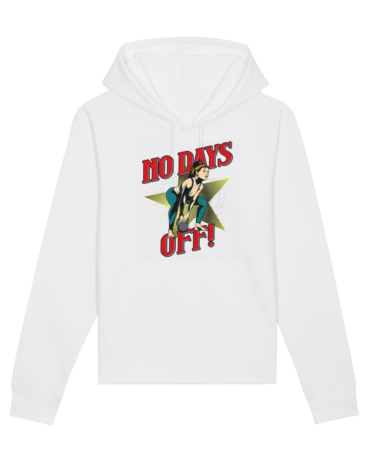 Hanorac Unisex Drummer White