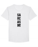 Sarcasm! Tricou mânecă scurtă guler larg Bărbat Skater