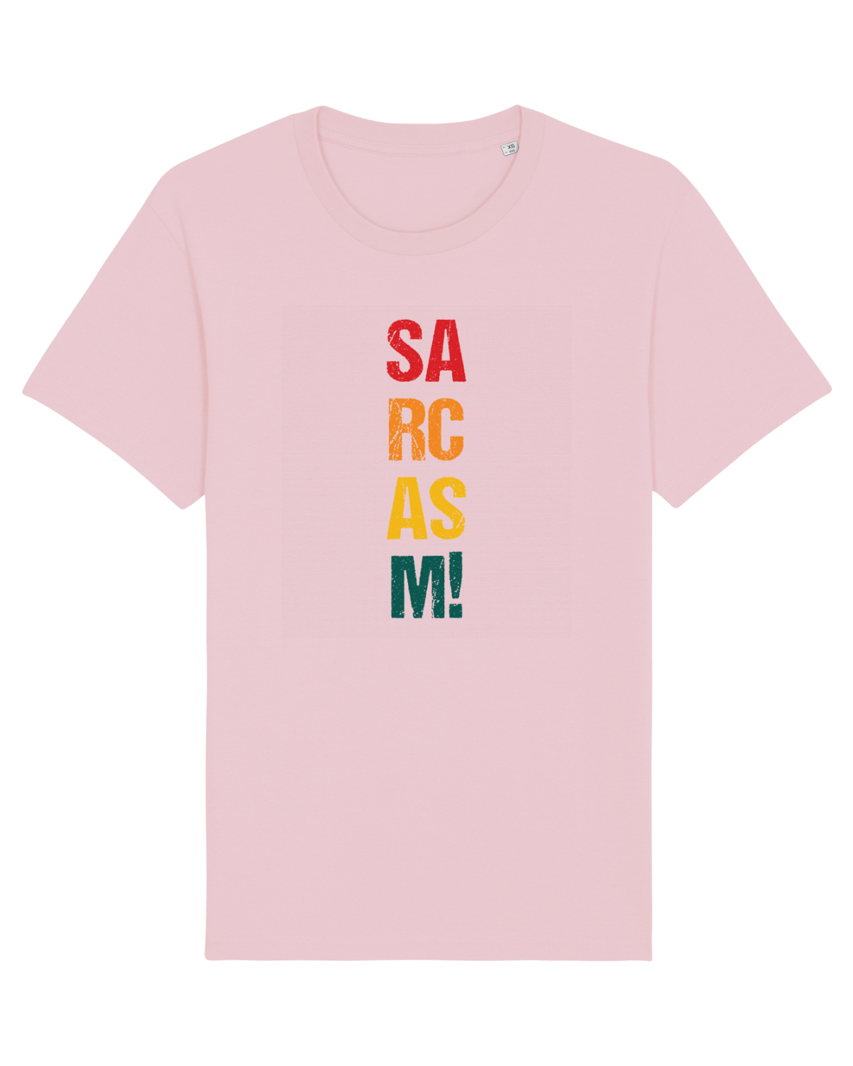 Tricou mânecă scurtă Unisex Rocker Cotton Pink