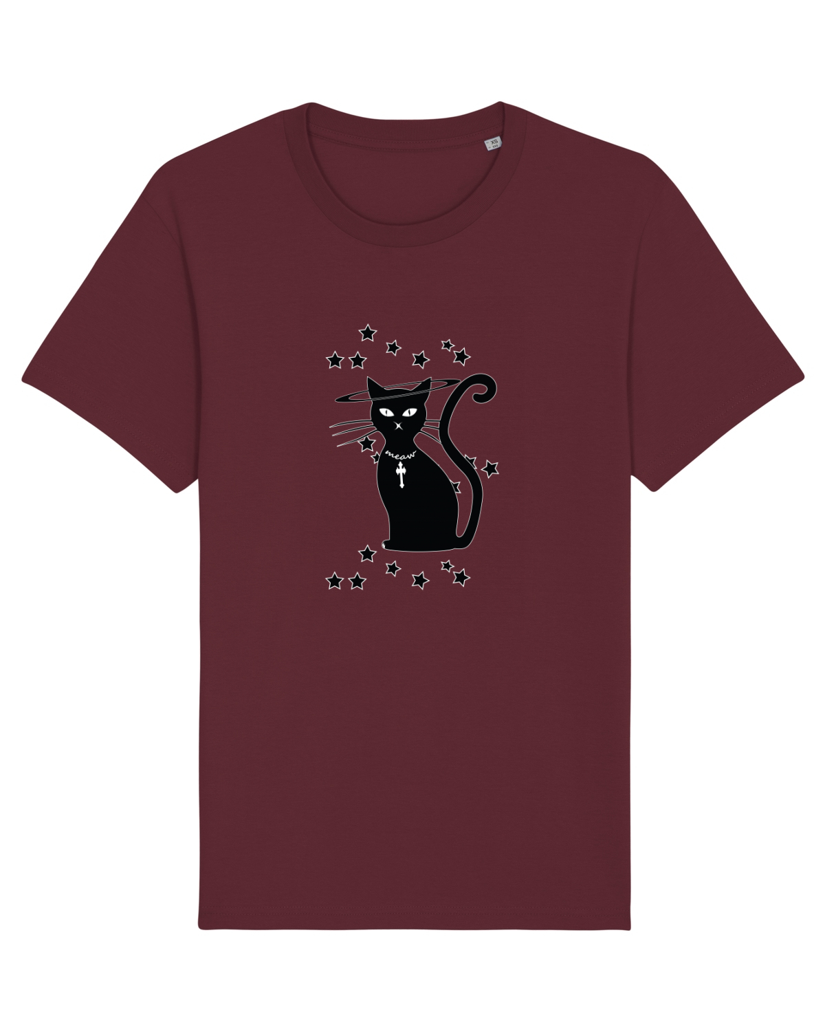 Tricou mânecă scurtă Unisex Rocker Burgundy