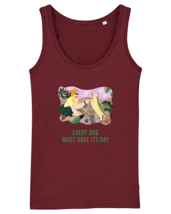 My dog is my best friend 3 Burgundy