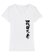 Hokage Naruto Tricou mânecă scurtă guler V Damă Evoker