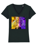 Naruto lupta finală  Tricou mânecă scurtă guler V Damă Evoker
