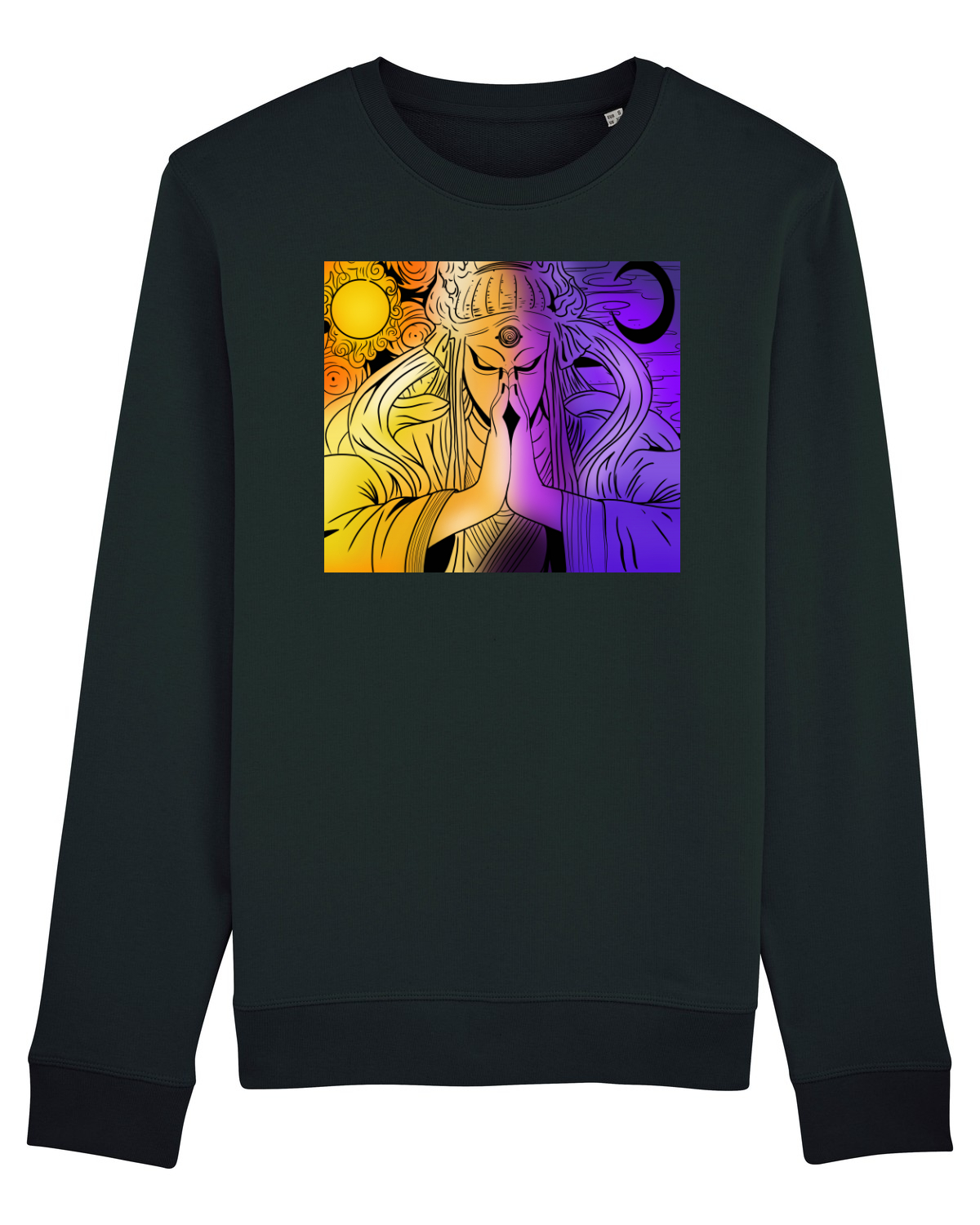 Bluză mânecă lungă Unisex Rise Black