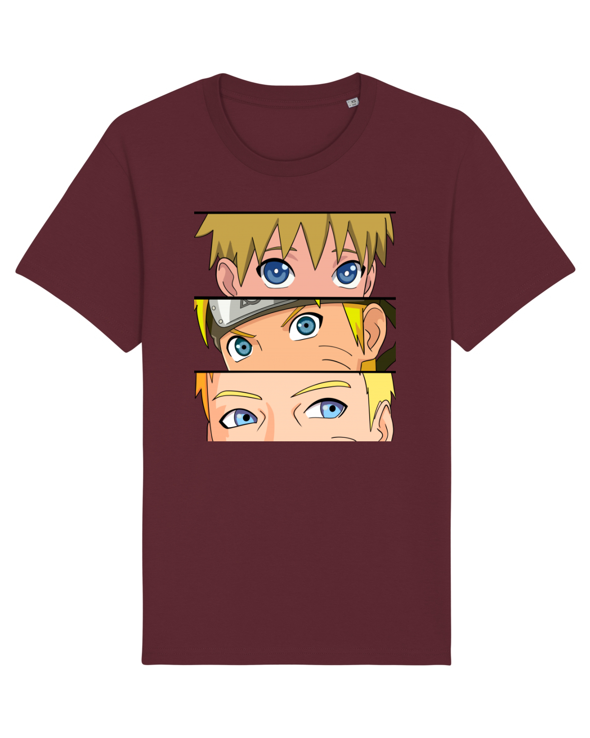 Tricou mânecă scurtă Unisex Rocker Burgundy