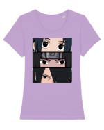 Sasuke - Naruto  Tricou mânecă scurtă guler larg fitted Damă Expresser