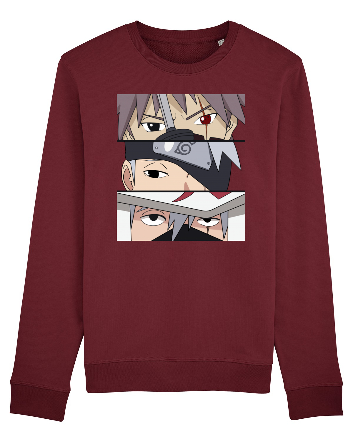 Bluză mânecă lungă Unisex Rise Burgundy