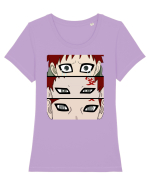 Gaara - Naruto  Tricou mânecă scurtă guler larg fitted Damă Expresser