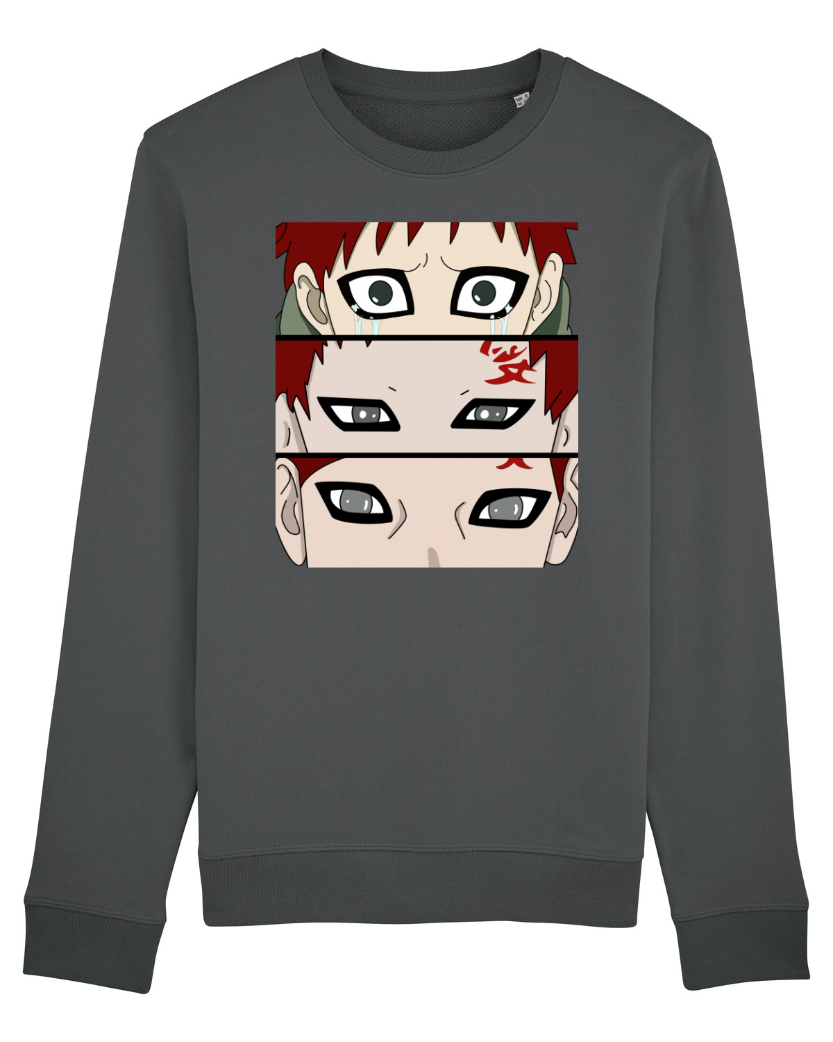 Bluză mânecă lungă Unisex Rise Anthracite