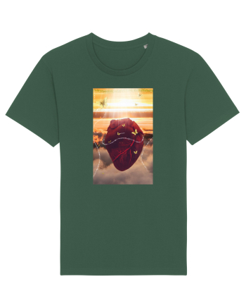 Heart  Bottle Green