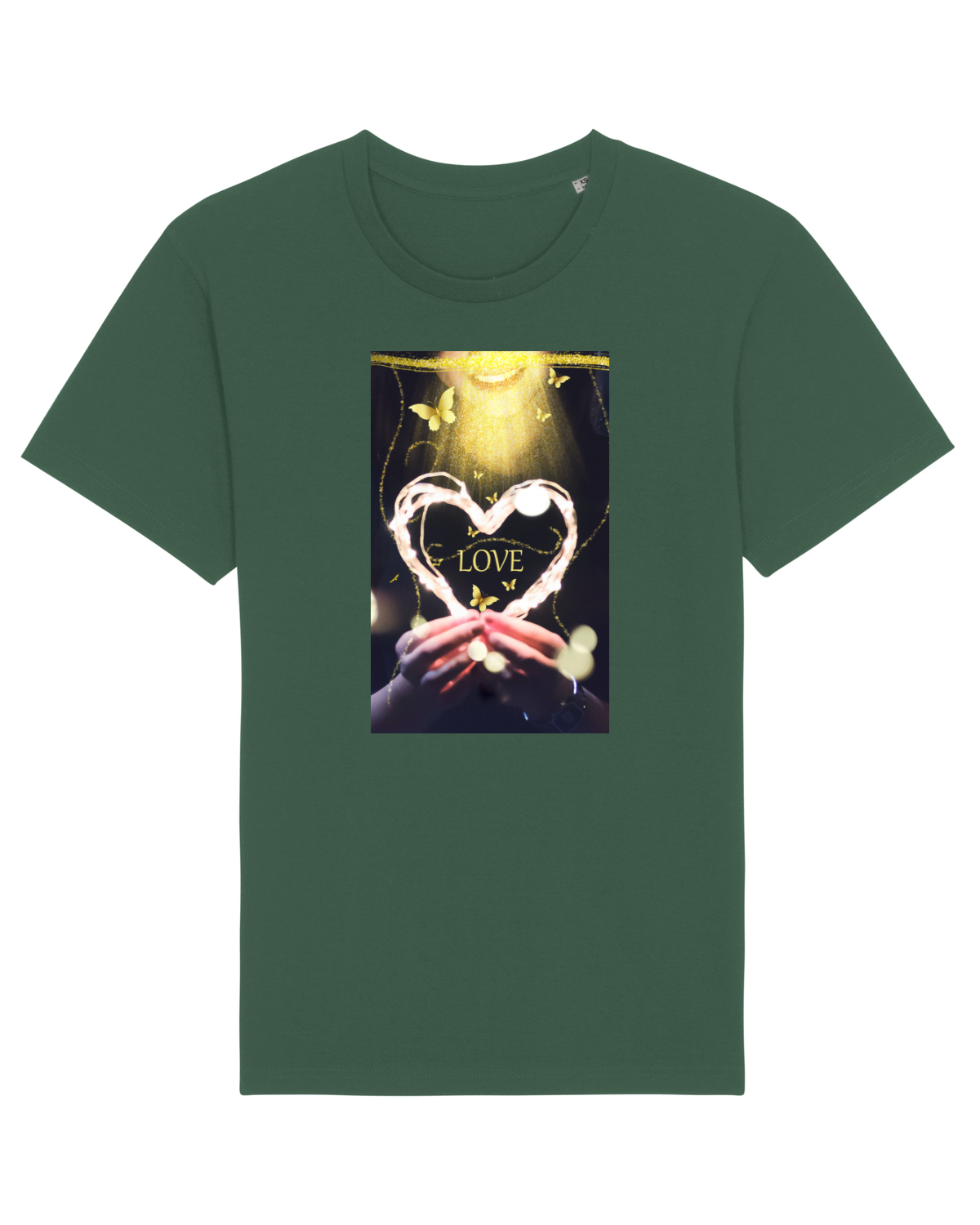 Tricou mânecă scurtă Unisex Rocker Bottle Green