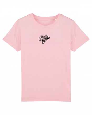 Nesting Dolphins Cotton Pink