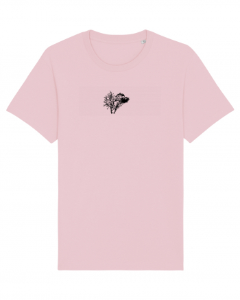 Nesting Dolphins Cotton Pink