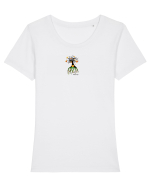 Still Growing Tricou mânecă scurtă guler larg fitted Damă Expresser