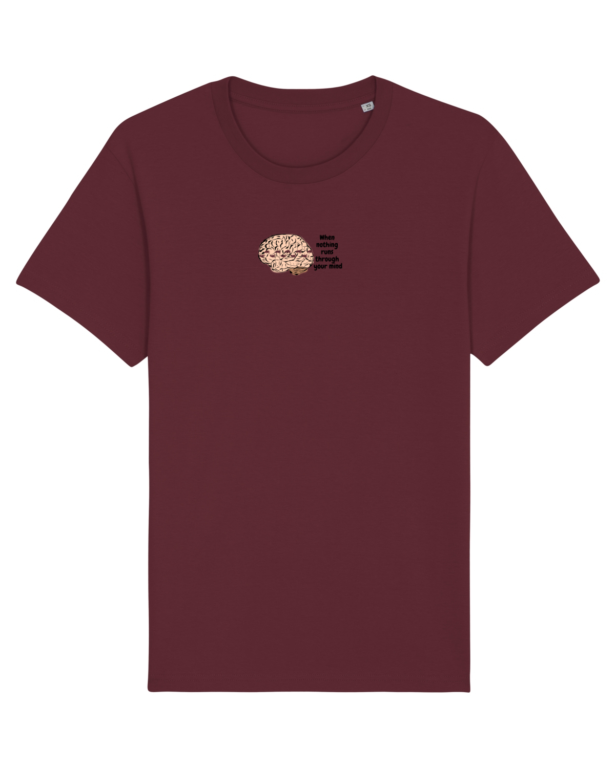 Tricou mânecă scurtă Unisex Rocker Burgundy