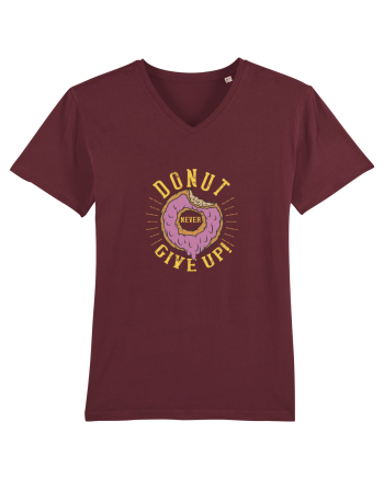 Donut never Give Up! Burgundy