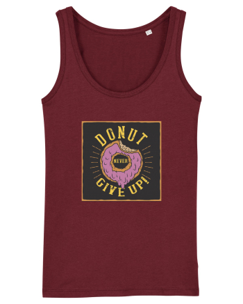Donut never Give Up ! Burgundy