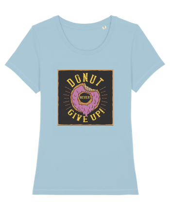 Donut never Give Up ! Sky Blue