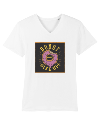 Donut never Give Up ! White